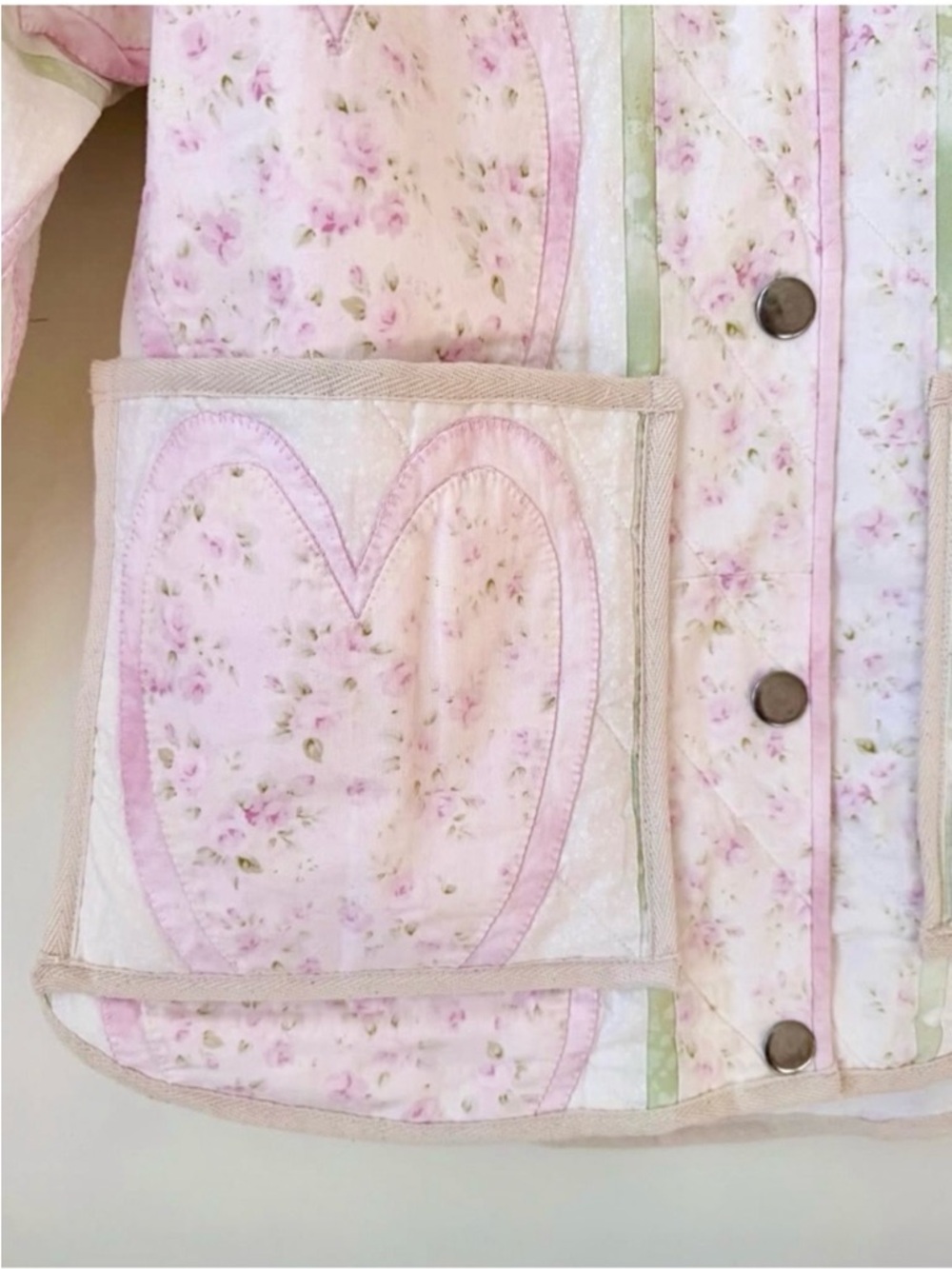 Handmade Upcycled Quilt Jacket - Picture 3 of 10